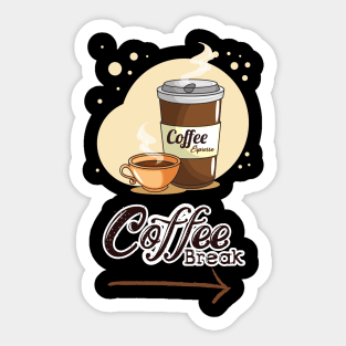 Coffee Break Sticker